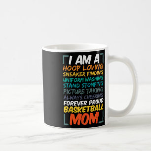 Basketball Mom Coach Wife Fun Proud Team Player Mo Coffee Mug