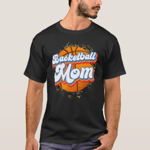 Basketball Mom Cute  Distressed Mother's Day 1 T-Shirt
