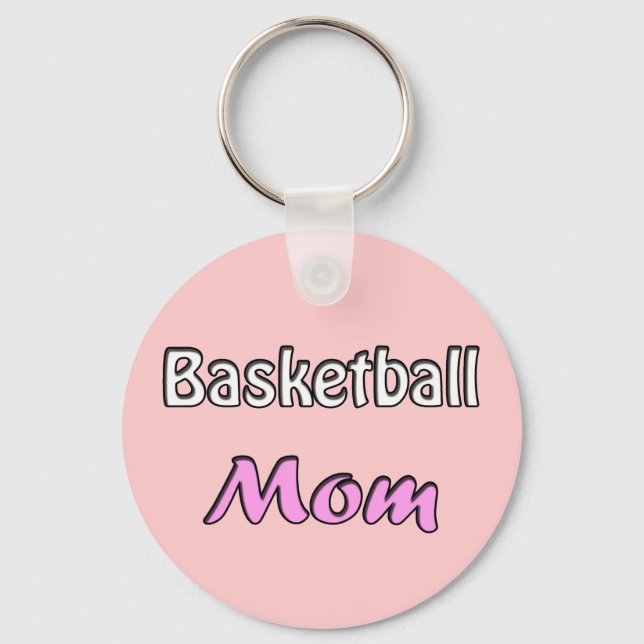 Basketball Mom Keychain (Front)