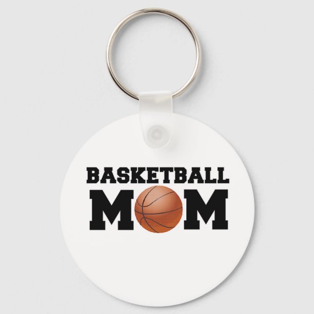Basketball Mom Keychain (Front)