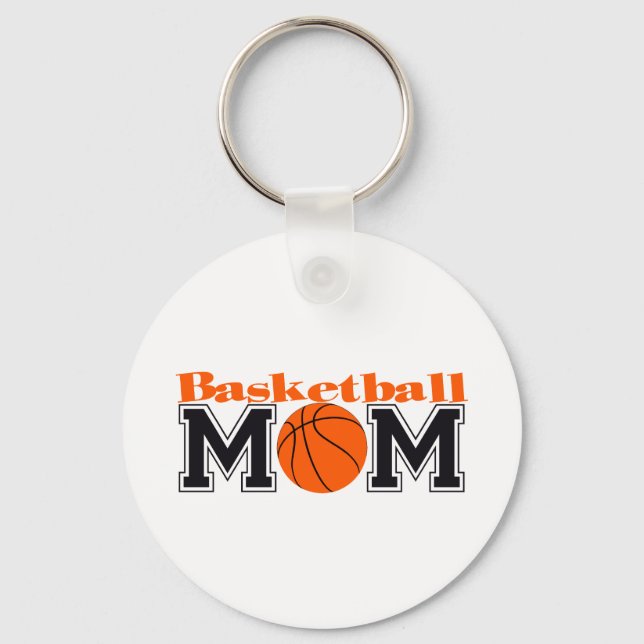 Basketball Mom Keychain (Front)