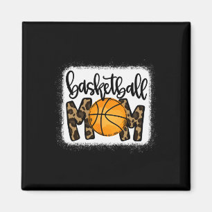 Basketball Mom Leopard Basketball Mama  Magnet