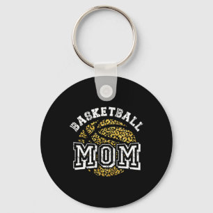 Basketball Mom Lover Fun Mother Basketball Player Keychain