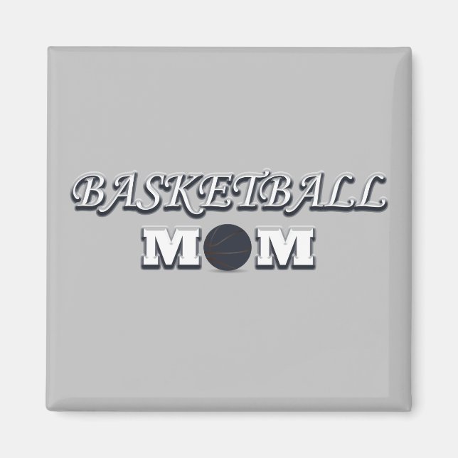 basketball mom magnet (Front)
