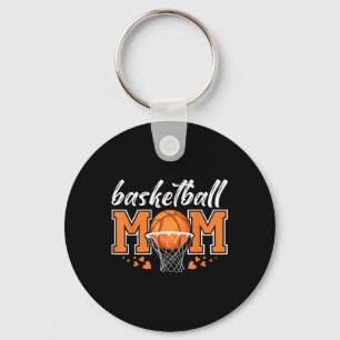 Basketball Mom Mama Mothers Game Day Basketball Wo Keychain