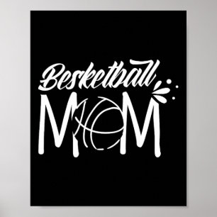 Basketball Mom Match Coach Team Player Mother Momm Poster