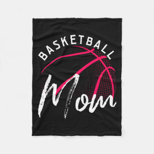 Basketball mom mothers day fleece blanket