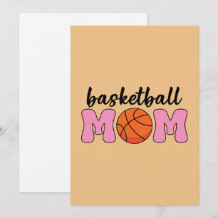 Basketball Mom Mothers Day Holiday Card