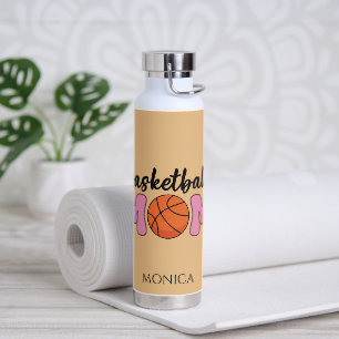 Basketball Mom Mothers Day Personalize Water Bottle