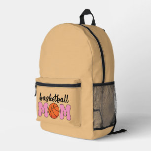 Basketball Mom Mothers Day Printed Backpack