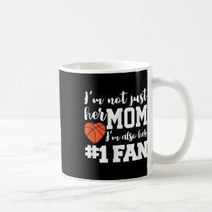 Basketball Mom Number One Fan Basketball Mothers J Coffee Mug
