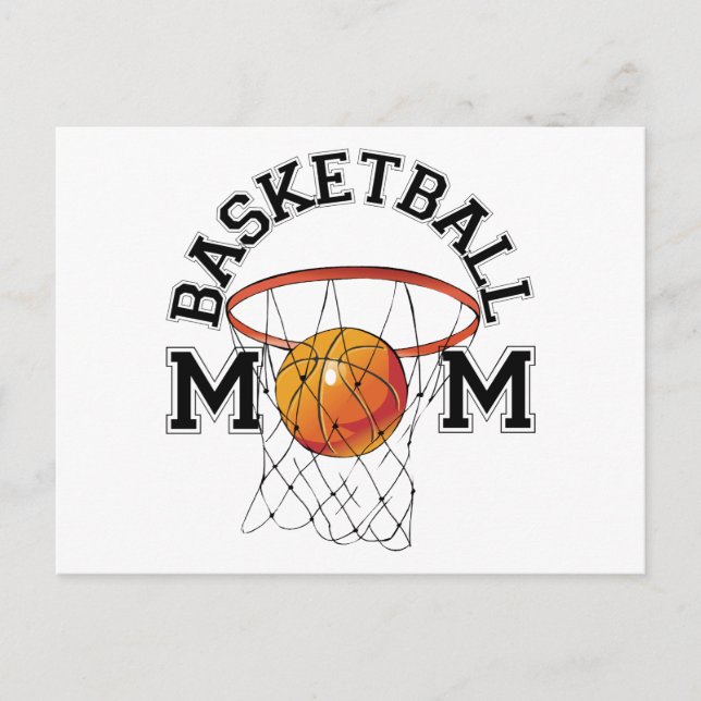 Basketball Mom Postcard (Front)