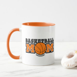 Basketball Mom Screwball Graphics Mug
