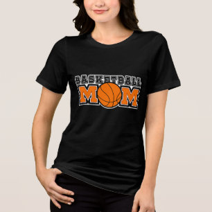 Basketball Mom Screwball Graphics Tri-Blend Shirt