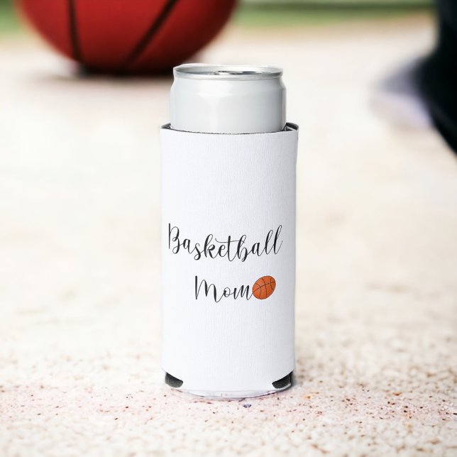 Basketball Mom Script Tournament Party Seltzer Can Cooler (Creator Uploaded)