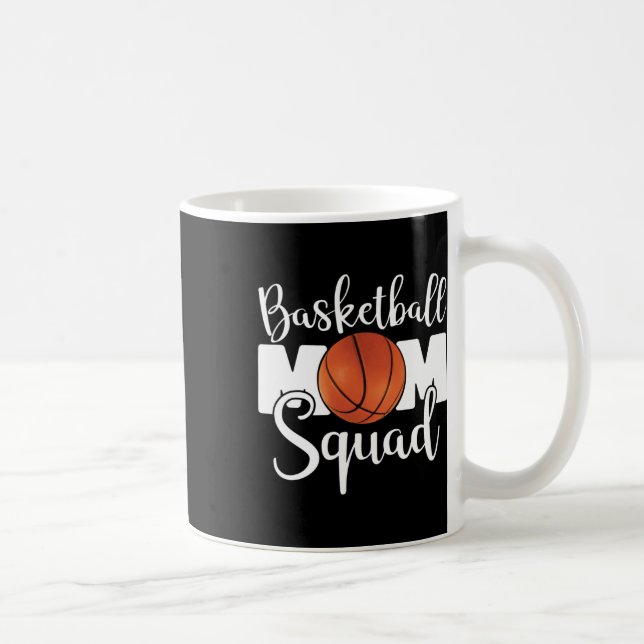 Basketball Mom Squad  Coffee Mug (Right)