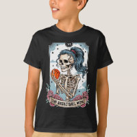 Basketball mom tarot card skeleton basketball