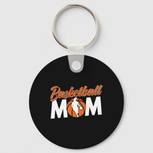 Basketball Mom Team Coach Player Match Mother Momm Keychain