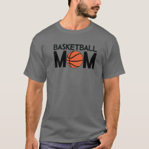 Basketball Mom Team Funny Mothers Day Game Coach F T-Shirt