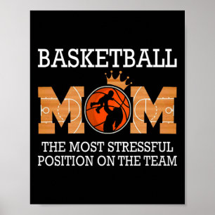 Basketball mom the most stressful position on the poster