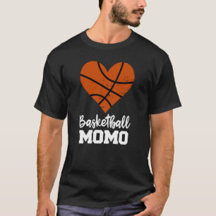 Basketball Momo Basketball Heart Grandma Momo T-Shirt