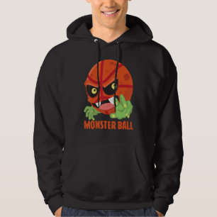 Basketball Monster Ball Scary Cool Player Hallowee Hoodie