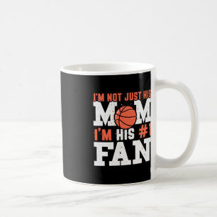 Basketball Mother Number 1 Fan - Basketball Mom Coffee Mug