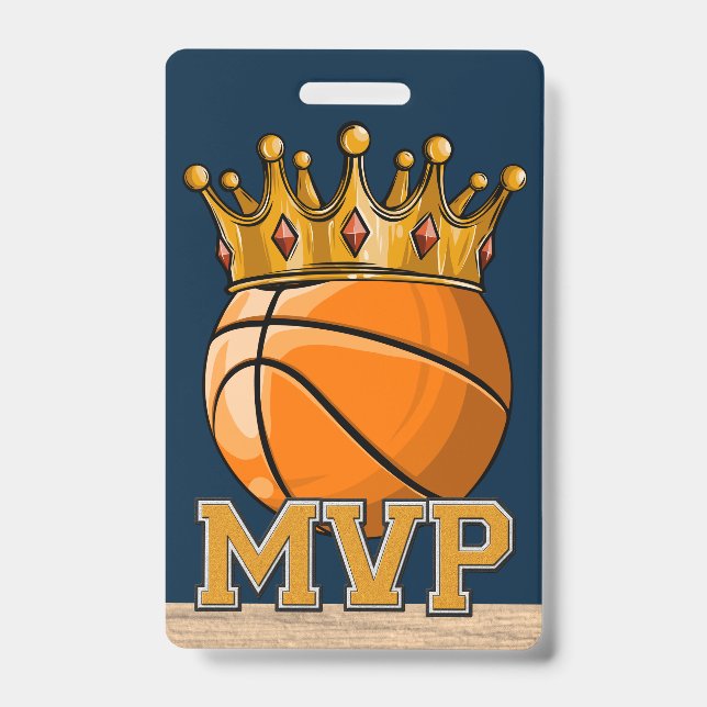 Basketball MVP Badge (Front)