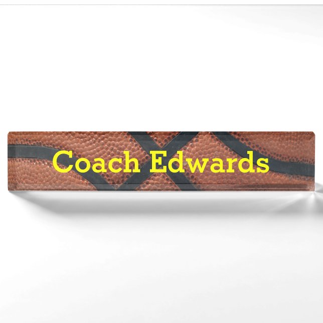 Basketball Nameplate (Front)