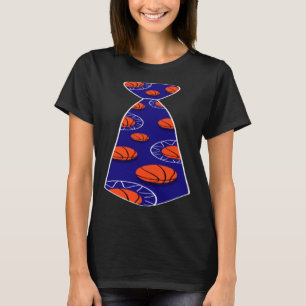 Basketball Necktie  for Basketball T-Shirt