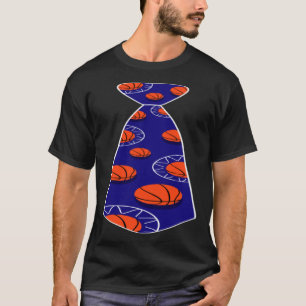Basketball Necktie  for Basketball T-Shirt