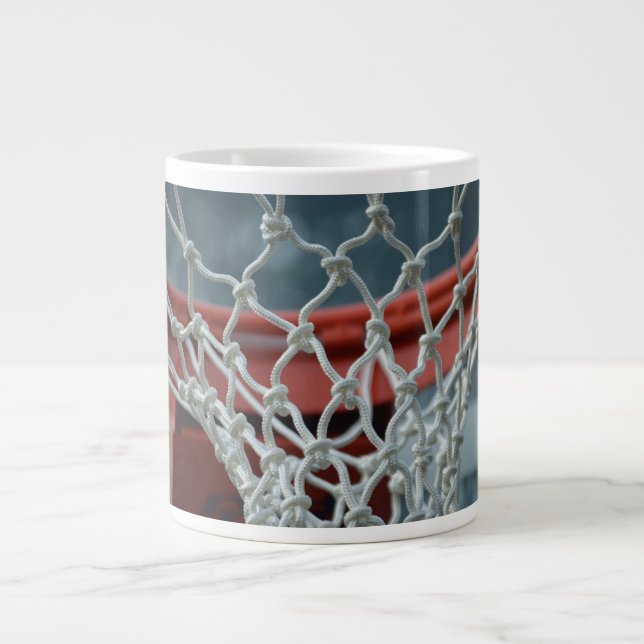 Basketball Net Large Coffee Mug (Front)