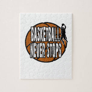 Basketball never stops jigsaw puzzle