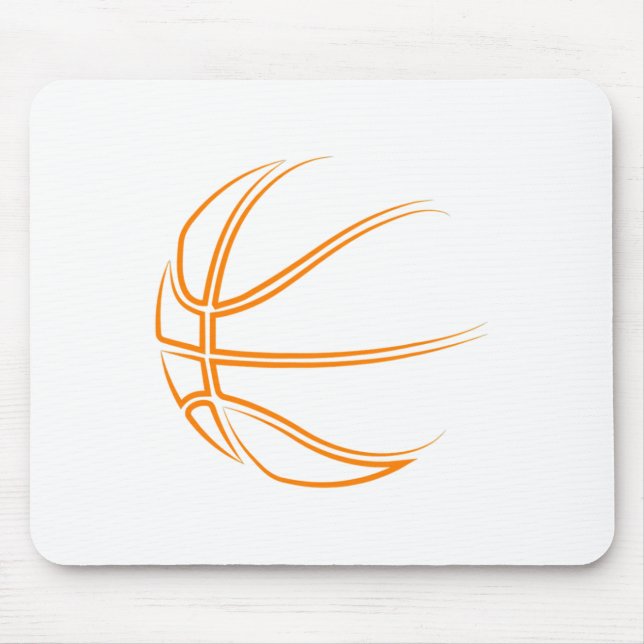 Basketball Novelty- Basketball Player  Mouse Pad (Front)