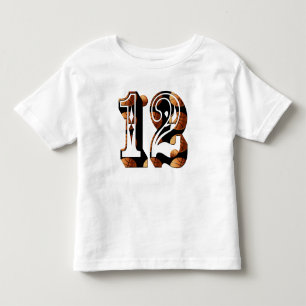Basketball Number 12 Picture Logo, Toddler T-shirt