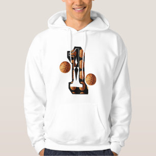Basketball Number 1 Logo, Hoodie