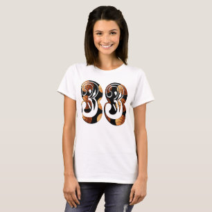 Basketball Number 33, Picture Logo, T-Shirt