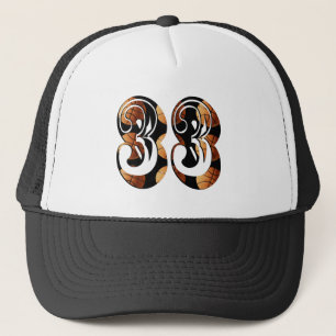 Basketball Number 33 Picture Logo, Trucker Hat