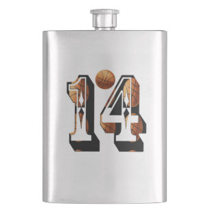 Basketball Number Fourteen, Hip Flask