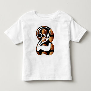 Basketball Number Two, Picture Logo, Toddler T-shirt