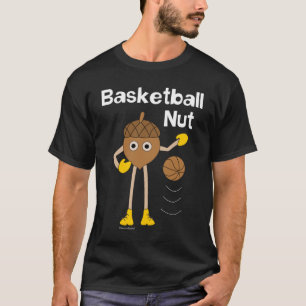 Basketball Nut Text T-Shirt