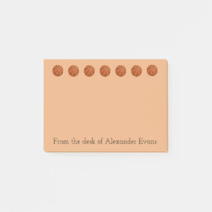 Basketball O Border Post-it Notes