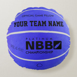 BASKETBALL OFFICIAL GAME PILLOW Blue D wl