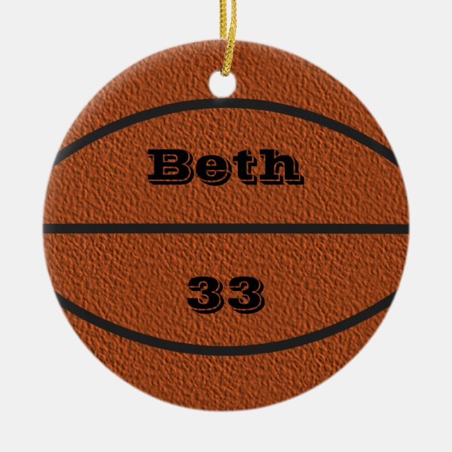 Basketball Ornament (Front)
