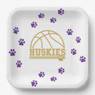 Basketball  paper plate