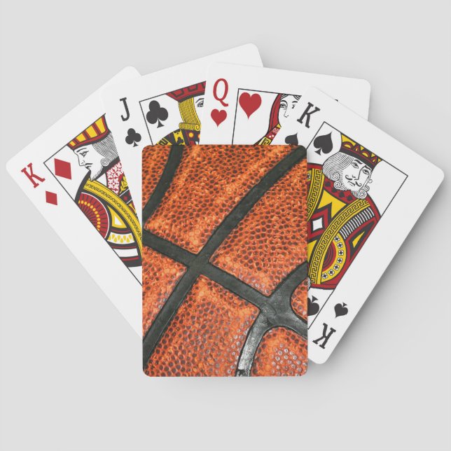 Basketball Pattern Playing Cards (Back)