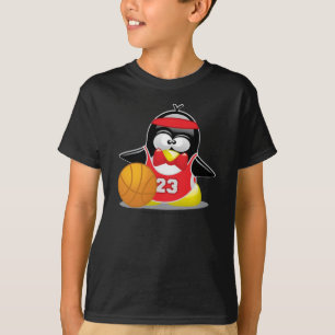 Basketball Penguin T-Shirt