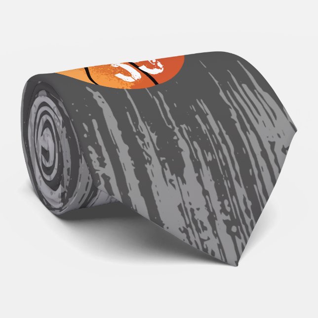 Basketball (Personalizable) necktie (Rolled)