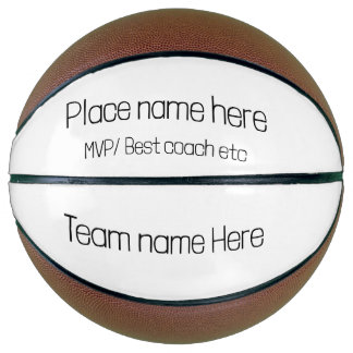 Basketball personalized