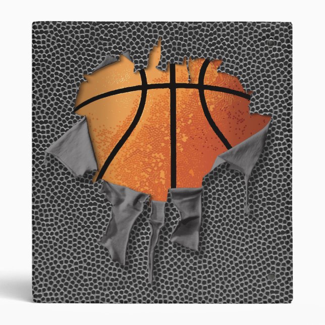 Basketball Personalized Avery Binder (Back)